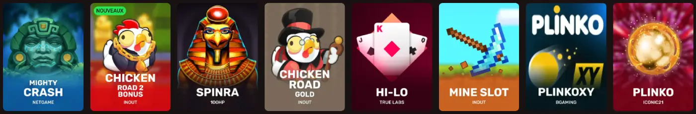 WinKingdom Casino FR Jeux Crash